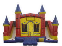 Disney Princess Palace 2 Slip Dip Inflatable Castle Combo