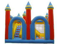 Newest 4 In 1 Prince Inflatable Jumping Castle Combo