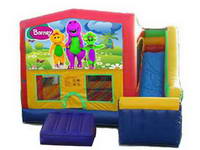 3 In 1 Barney Inflatable Module Jumping Caslte Combo