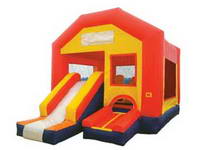 Customized 4 In 1 Inflatable Module Bouce House Slide Combo