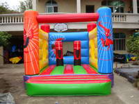 Inflatable Spiderman Jumping Castle BOU-378