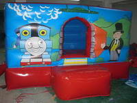 4mL Inflatable Thomas Train Painting Jumping Castle
