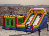 Composable Bounce House Slide Inflatable Combo