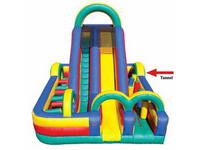 18ft Inflatable Water Slide with Obstacle Combo