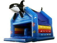 3 Years Guaranteed Inflatable Orca Bouncer Castle Moonwalk