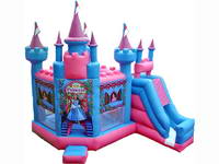 5 In 1 Deluxe Princess Castle Combo Inflatable Moonjump