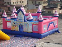 Full Color Digital Printing Inflatable Princess Castle for Sale