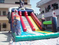 Hot Sale Inflatable Slide In Batman Theme