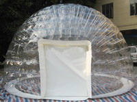 Hot Sale Double Layers Clear Inflatable Bubble Tent for Rental