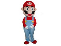 Tall and Handsome Super Mario Mascot Costume for Adults