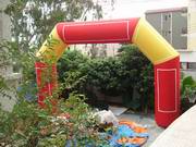 Standard Red and Yellow Angel Adevertising Inflatable Arches