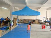 Light blue Folding Tent 3m by 3m without Side Pannels