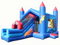 Inflatable Festival Bounce House Slide Combo for Party Rentals