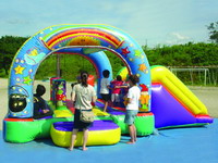 Inflatable Kids Colorful Party Jumping Castle for Rentals