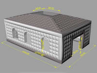 New Design Air Sealed Tent Airtight Inflatable Cube Tent for Events
