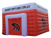 When Nature Calls Inflatable Cube Tent for Extensive Advertising