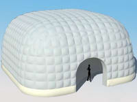 Commercial Affordable Inflatable Cube Tent for Rentals
