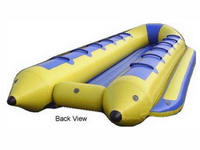U Tube Banana Boat in Yellow and Blue Color for Water Sports