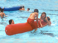 Inflatable Rolling Log