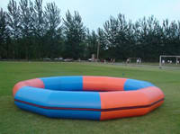 Customized dia 6m Small Inflatable Round Pool for Backyard