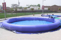 High Quality Hot Air Welded Inflatable Round Pool for Sale