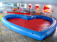 Heart Shaped Inflatable Swimming Pool for Valentines Day