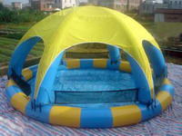 Commercial 0.6mm PVC Tarpaulin Inflatable Pool Tent for Sale