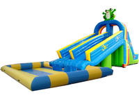 Fantasic Inflatable Water Park Where is Mama for Kids