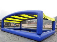 High Quality Durable Inflatable Pool with Tent for Rental Bussiness