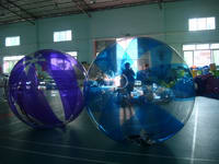 CE/UL Approved Half Color Water Ball,Water Bubble with 2.5cm Width Welding Line