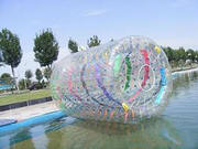 Durable Reinforced Color Strips Water Roller Ball