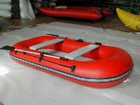 2 Seats Inflatable Fishing Boat with Plywood floor