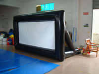 Customed Waterproof Inflatable Backyard Movie Screen