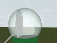 New Design Inflatable Bubble Tent with Background for Rental