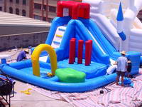 Hotting Sale Inflatale Mini Water Slide with Pool for Summer