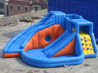 CE Certificated Guaranteed Inflatable Mini Water Slide