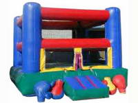Commercial Inflatable Boxing Ring with Big Gloves and 2 Safety Helmets