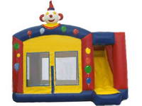 3 In 1 Clown Head Balloon Inflatable Jumping Castle Combo