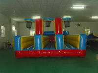 Commercial Three Lane Inflatable Bungee Run for Any Hire Company