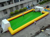 Crazy Adults Inflatable Football Playground for Wholesale