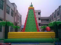 Custom Colorful Inflatable Rock Climbing Wall for Sale
