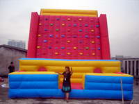 4 Groups Inflatable Rock Climbing Wall
