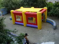 Custom Made Bubble Wash Inflatable Car Washing Center Games