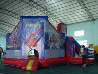 Unique 5 In 1 Inflatable Spiderman Castle Combo