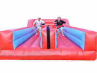 Great Fun Duable Lane Inflatable Bungee Run with Harnesses and Bungee Cords