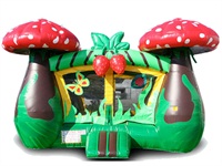 Inflatable Strawberry Mushroom Bounce House