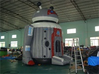 New Design Robot Inflatable Moonwalk for Party Rentals