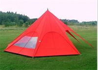 Star tent with side wall