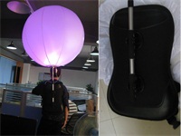 Fireproof Event 0.18mm thickness PVC Inflatable Backpack Balloon for Advertising