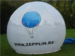 12ft Diameter LED Light Branded Ground PVC Balloon